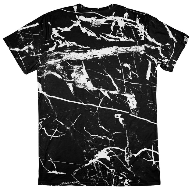 カタリスト USUAL TEE BLACK MARBLE '25 Tシャツ 1 Black Marble Men's Tee All Over Print Shirt - VIBE WILD – Vibe Wild