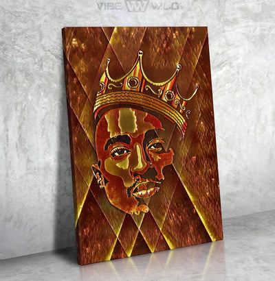 2Pac Canvas Painting Wall Art Decor Crown