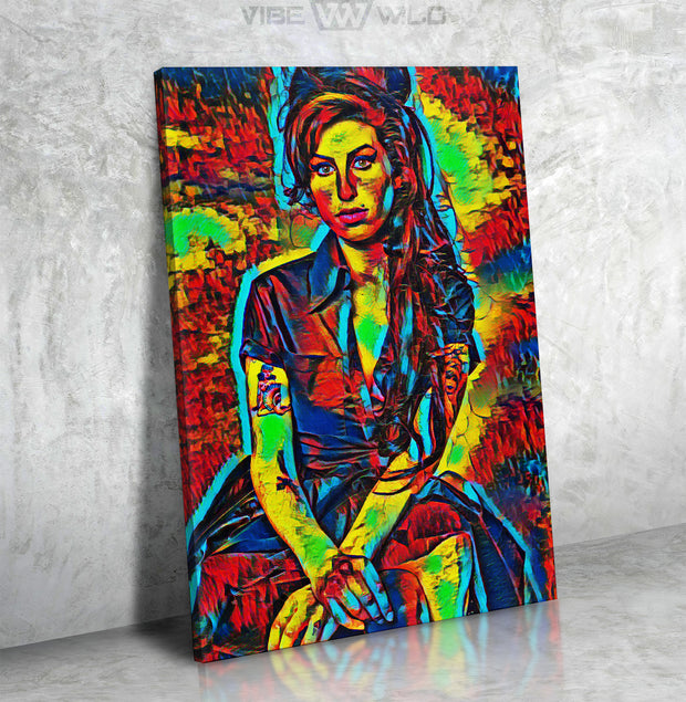 Amy Winehouse Canvas Painting Wall Art