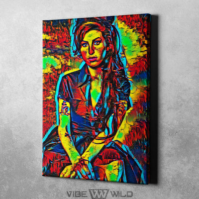 Amy Winehouse Wall Canvas Art Painting