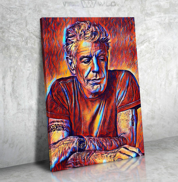 Anthony Bourdain Painting Canvas