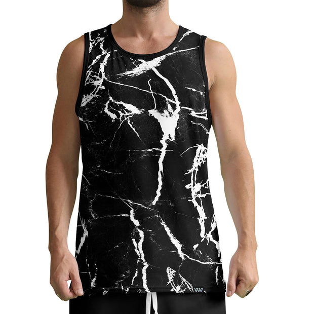 Black-Marble-Men's-Tank-Top-Vibe-Wild