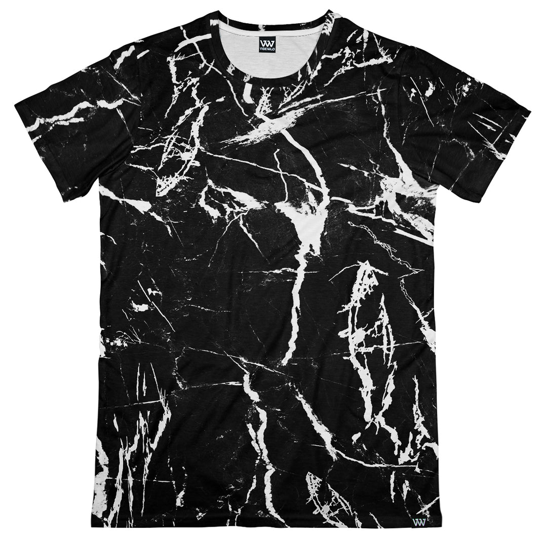 カタリスト USUAL TEE BLACK MARBLE '25 Tシャツ 1 Black Marble Men's Tee All Over Print Shirt - VIBE WILD – Vibe Wild