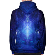 Blue Voltage Pullover Hoodie Back