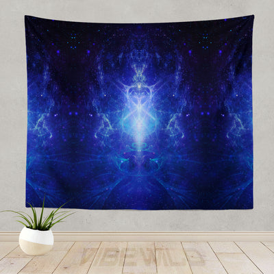 Blue Voltage Tapestry Wall Art Decor Vibe Wild