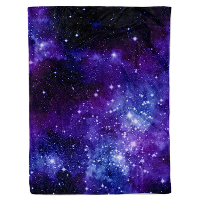 Blurple Galaxy Vibes Fleece Blanket 60x80