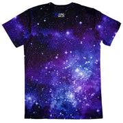 Blurple Galaxy Vibes Men's All Over Print Tee Shirt Front