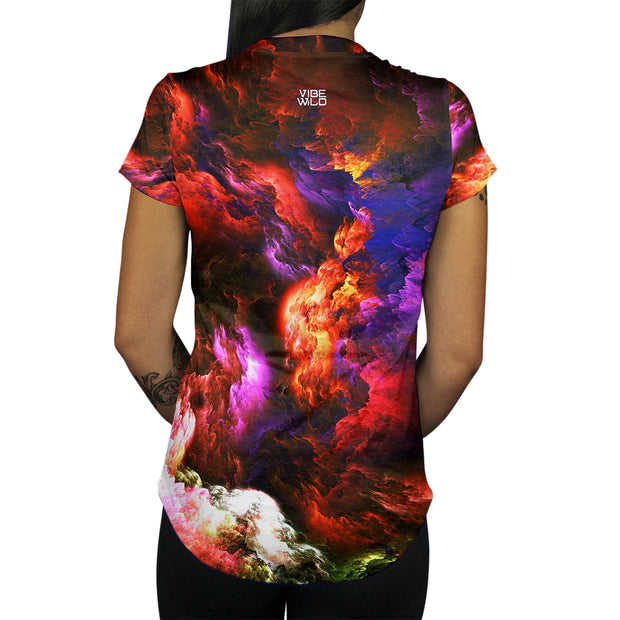 Cloud Bomb Women's Tee Space Explosion Shirt Back