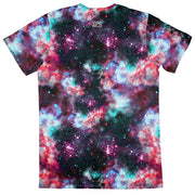 Cloud Field Men's Outer Space Galaxy Tee Shirt Back