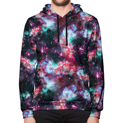 Cloud Field Galaxy Pullover Hoodie Front