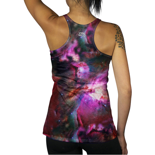 Cosmic Vibes Racerback Tank back body