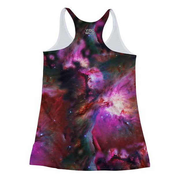 Cosmic Vibes Racerback Tank front