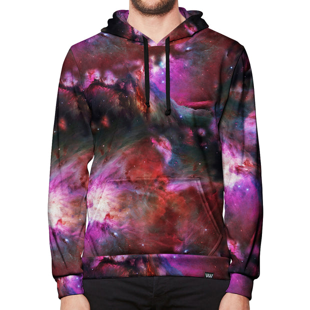 Cosmic Vibes Nebula Pullover Hoodie Front