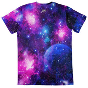 Vibe Wild Cotton Candy Galaxy Men's Tee Back