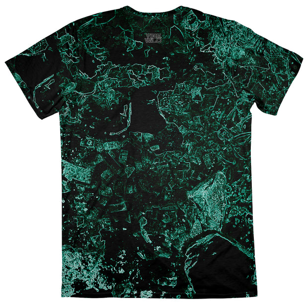 Crystal Algorithm Men's Tee Vibe Wild back