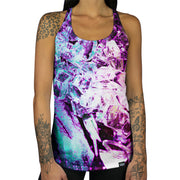 Crystalith Cracked Ice Sam Jeans Racerback Tank front