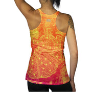 Cyber Heart Computer Love Racerback Tank back body