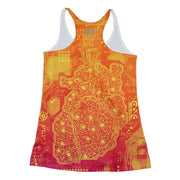 Cyber Heart Computer Love Racerback Tank back