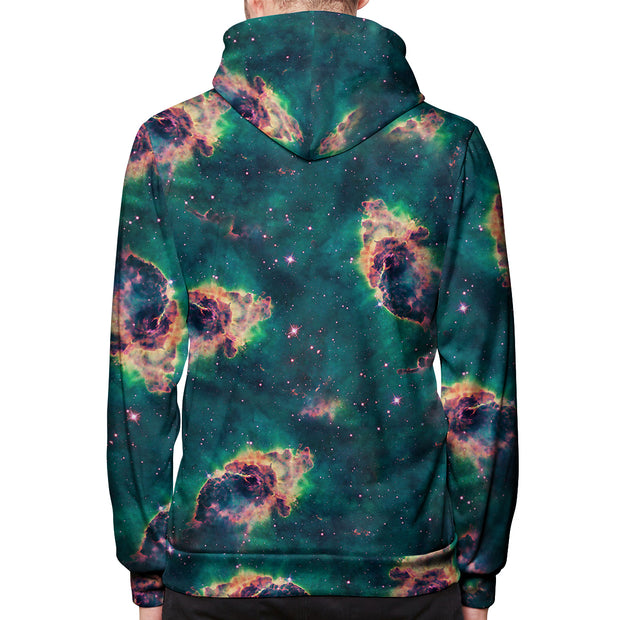 Emerald Skys Pullover Hoodie Back Vibe Wild