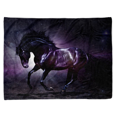 Galaxy Horse Fleece Blanket