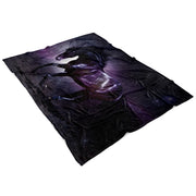 Galaxy Horse Fleece Blanket angled