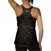 Gold Lux Racerback Tank back