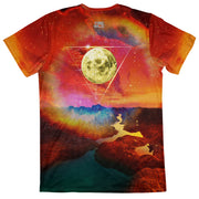 Golden Ratio Moon Men's Tee Back Vibe Wild