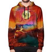 Golden Ratio Moon Pullover Hoodie Front