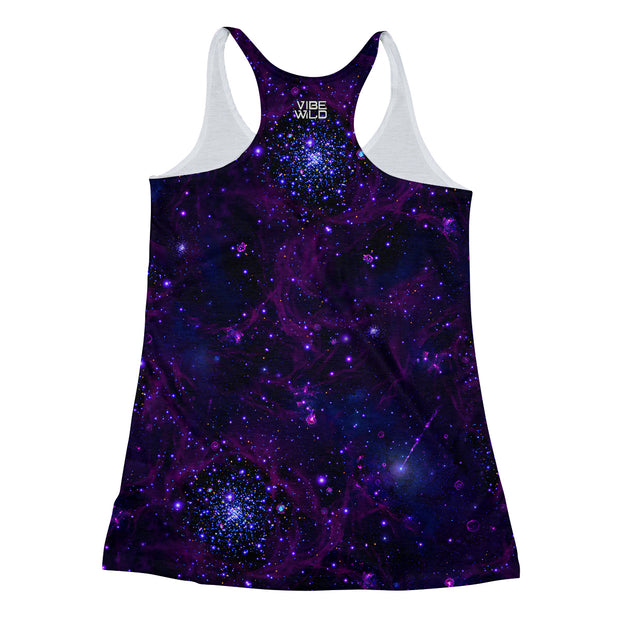 Indigo Below Racerback Tank back