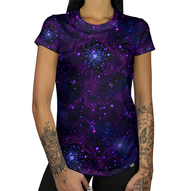 Vibe Wild Indigo Below Women's Tee Front