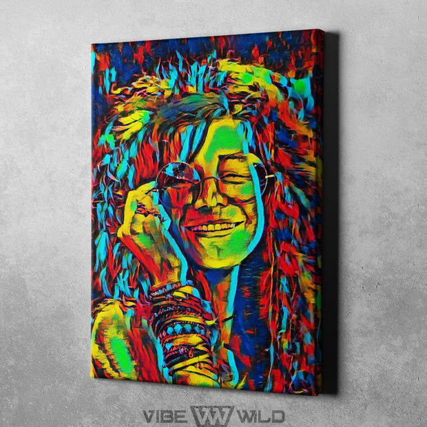 Janis Joplin Painting Canvas Art