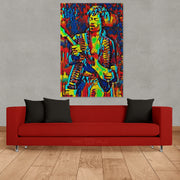 Jimi Hendrix Abstact Art Canvas