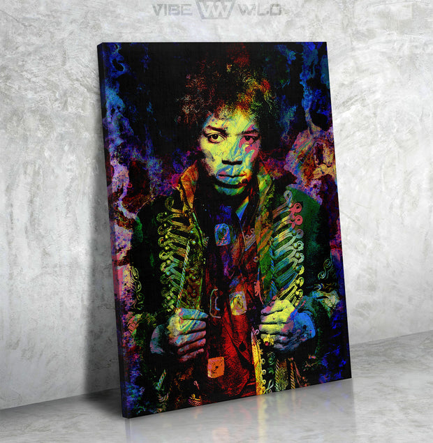 Jimi Hendrix Canvas Art Print