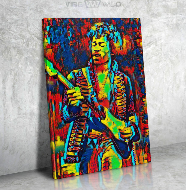 Jimi Hendrix Canvas Wall Art Painting
