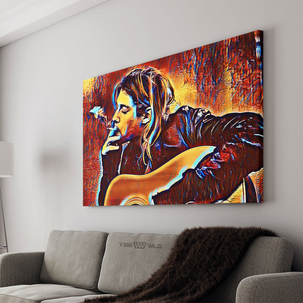 Kurt Cobain Nirvana Canvas Painting