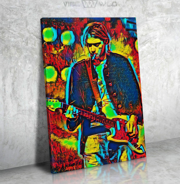 Kurt Cobain Painting Canvas Wall Decor