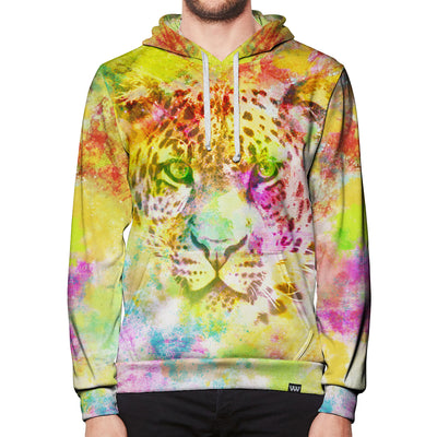 Leopard Dreams Pullover Hoodie Front