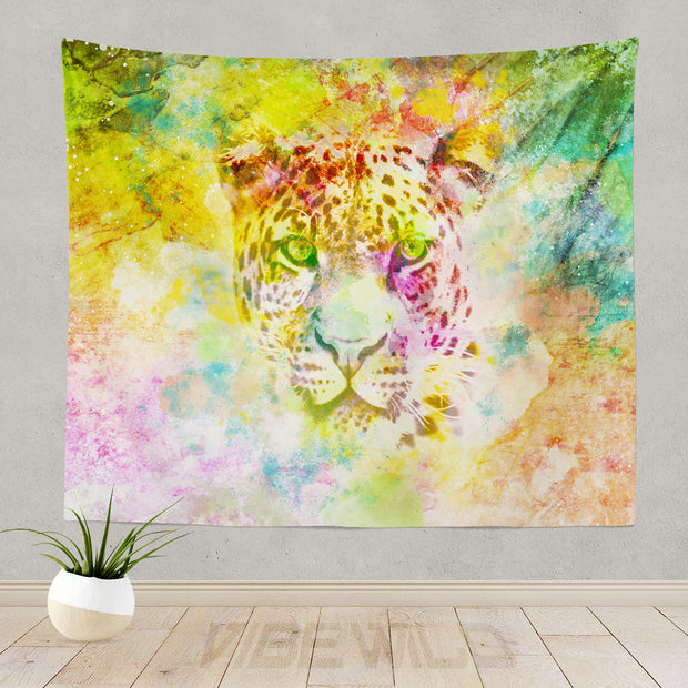 Vibe Wild Leopard Dreams Tapestry Wall Art Decor