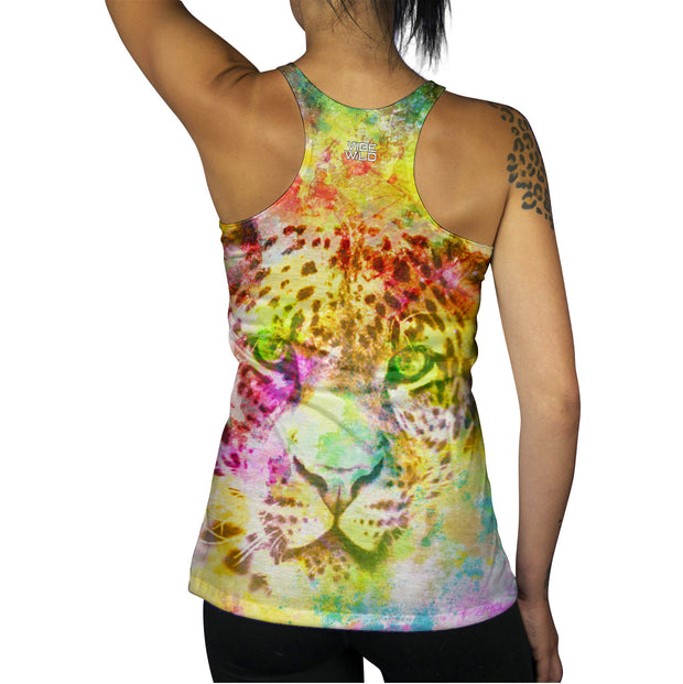 Leopard Dreams Racerback Tank back body