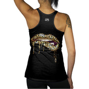 Leopard Lips Racerback Tank back body