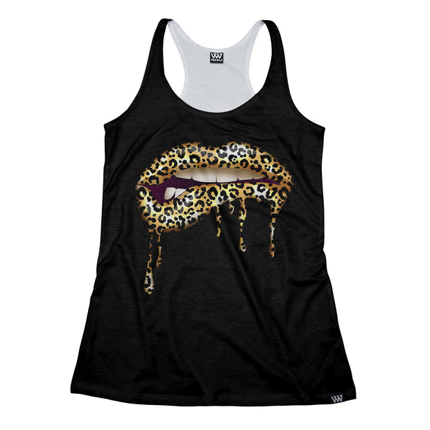 Leopard Lips Racerback Tank