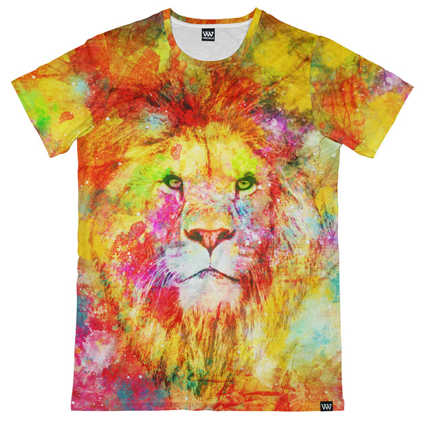 Vibe Wild Lion Dreams Men's Tee Front