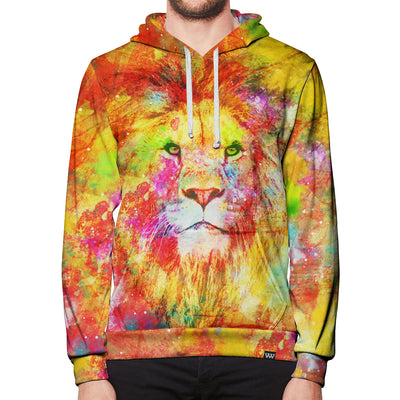 Vibe Wild Lion Dreams Pullover Hoodie Front