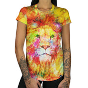 Lion Dreams Women's Tee Front Vibe Wild