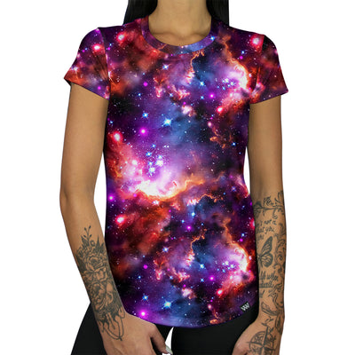 Marble Galaxy Women's Nebula Tee Front