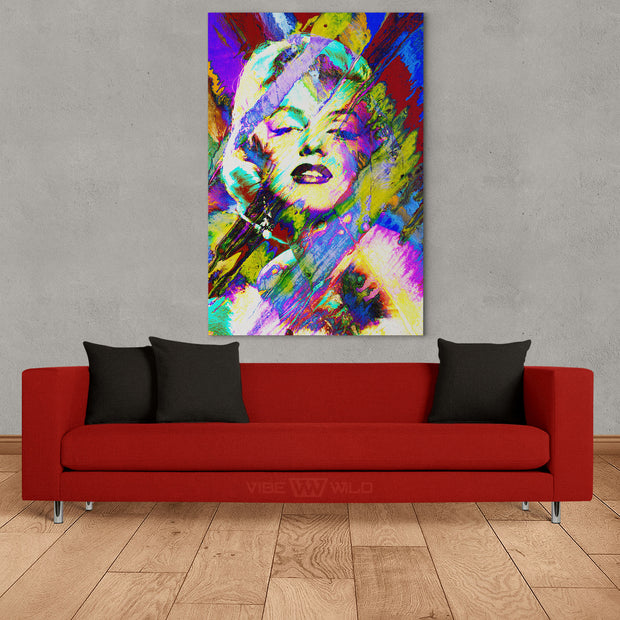 Marilyn Monroe Painting Abstract Canvas