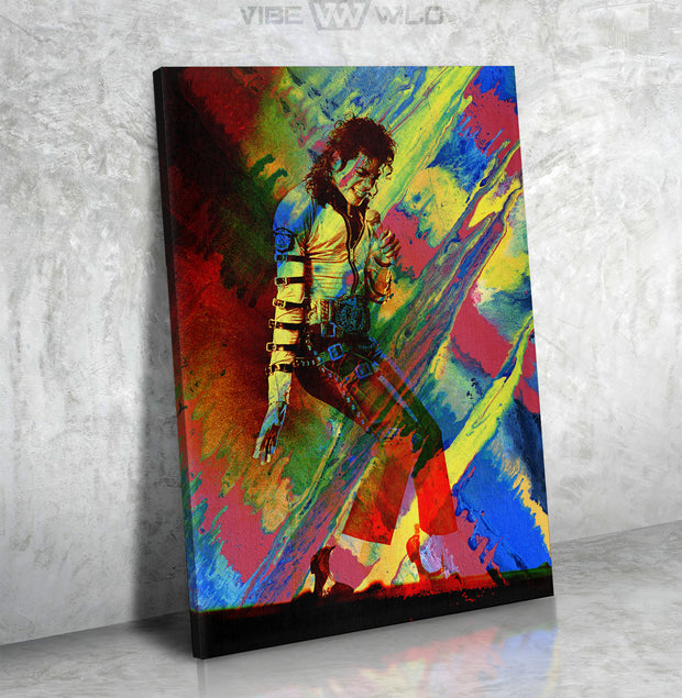 Michael Jackson Canvas Abstract Painting Wall Decor