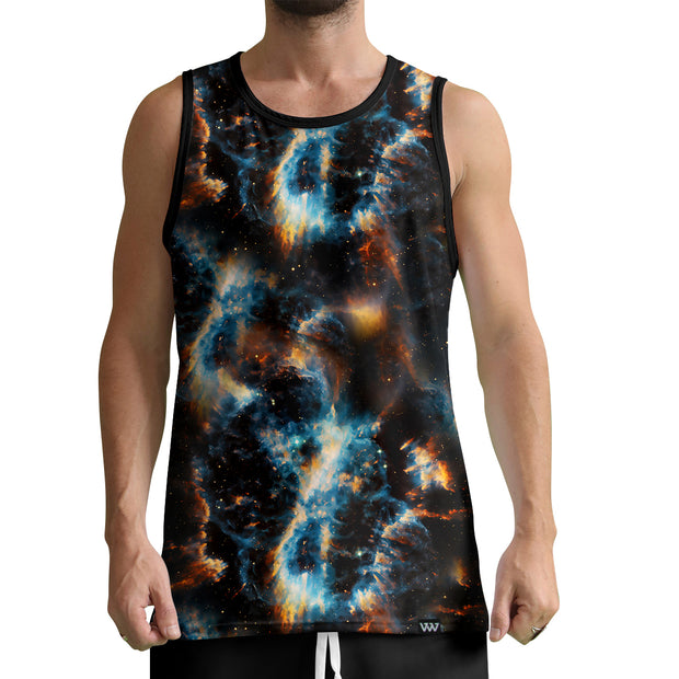 Midnight Blast Men's Tank Top Front Body