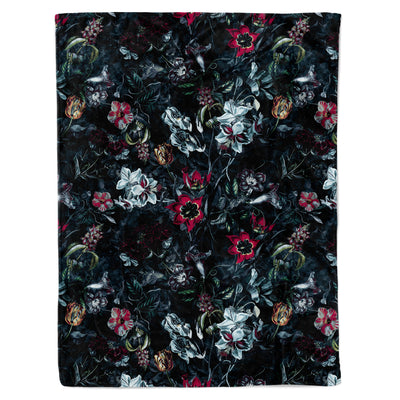 Midnight Garden Fleece Blanket 60x80