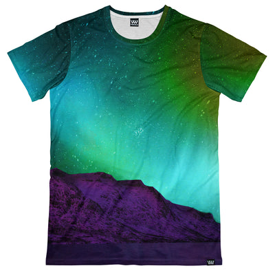 Minty Northern Lights Men's Tee Front